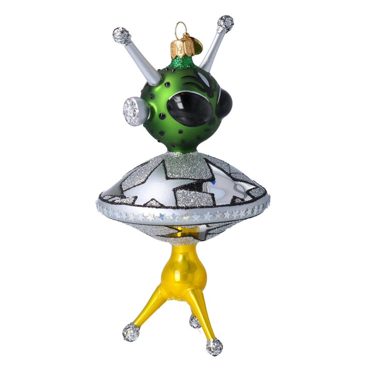 Galactic Emissary | Hand-Painted Glass Ornament | Blubom 2021-050