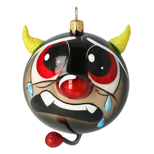 The Weeping Little Devil Premium christmas glass ornament 2021-051