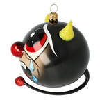 Penitent Mischief | Hand-Painted Glass Ornament | Blubom 2021-051