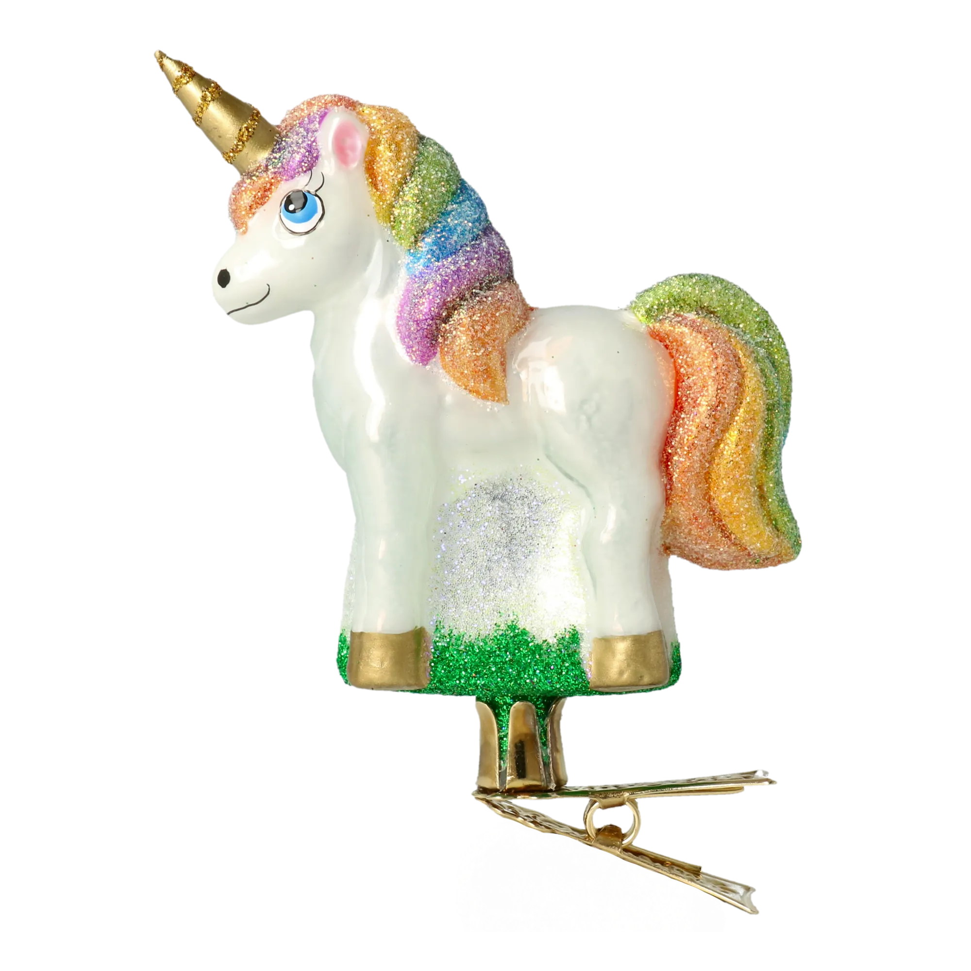 Radiant Fable | Hand-Painted Glass Ornament | Blubom 2021-054