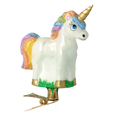 Load image into Gallery viewer, Rainbow Prism Unicorn Premium christmas glass ornament 2021-054
