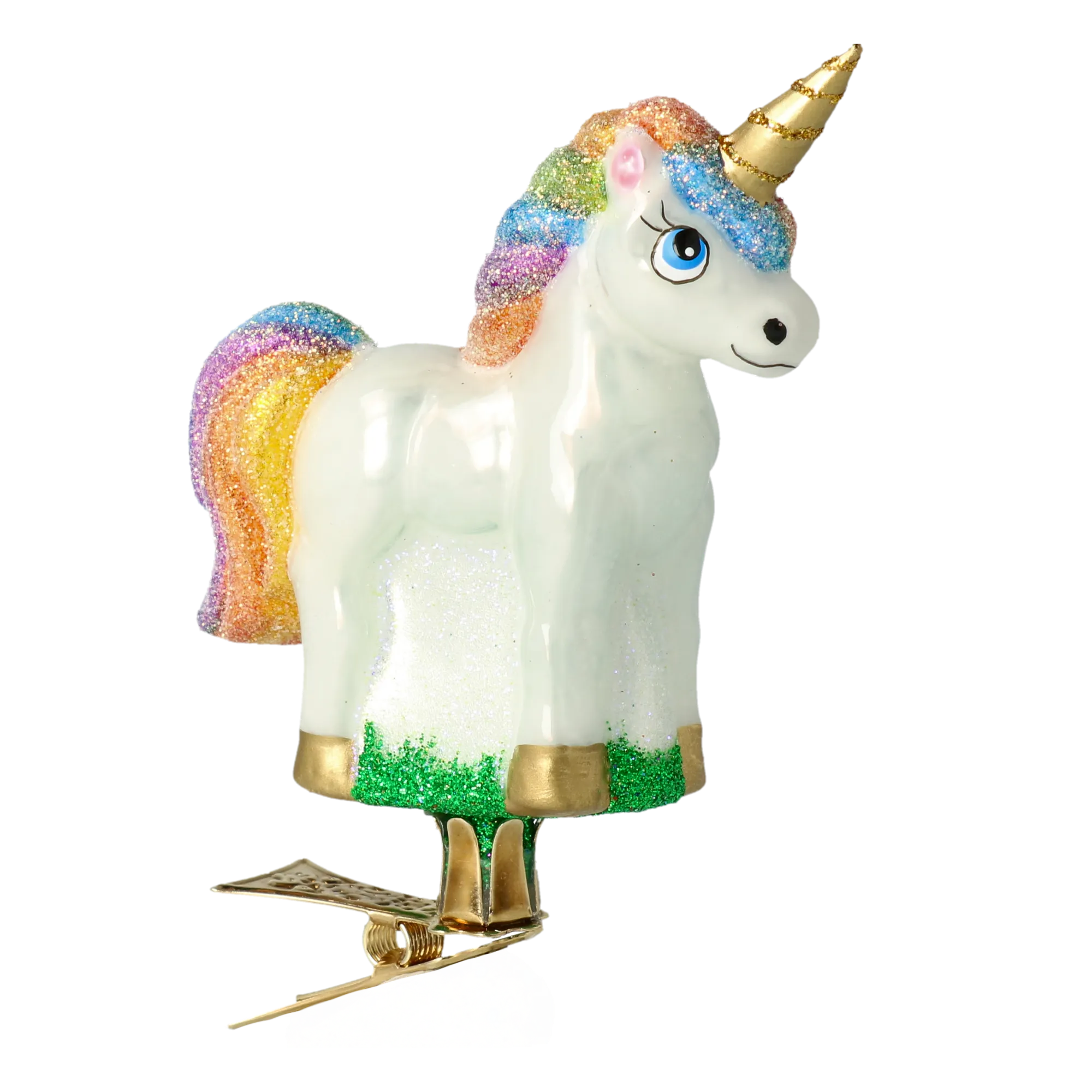 Rainbow Prism Unicorn Premium christmas glass ornament 2021-054
