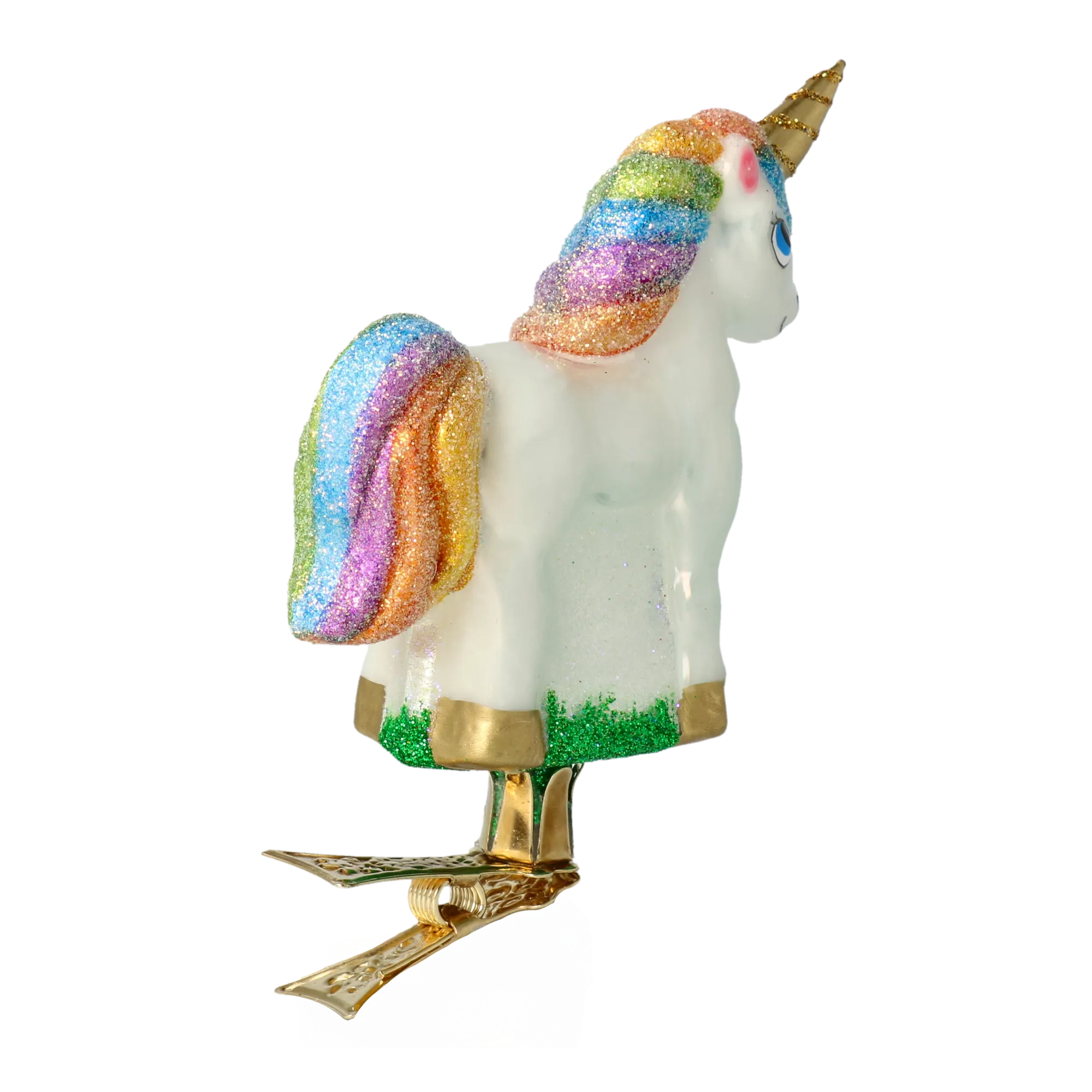 Rainbow Prism Unicorn Premium christmas glass ornament 2021-054