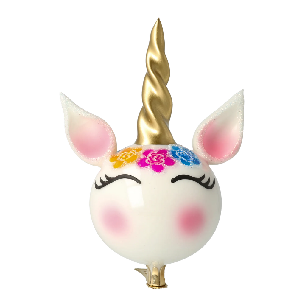 Serene Petal Spirit | Hand-Painted Glass Ornament | Blubom 2021-056