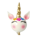 Serene Petal Spirit | Hand-Painted Glass Ornament | Blubom 2021-056