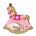 Serene Petal Steed | Hand-Painted Glass Ornament | Blubom 2021-058