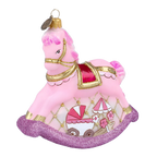 Gentle Nursery Rhythm | Hand-Painted Glass Ornament | Blubom 2021-059
