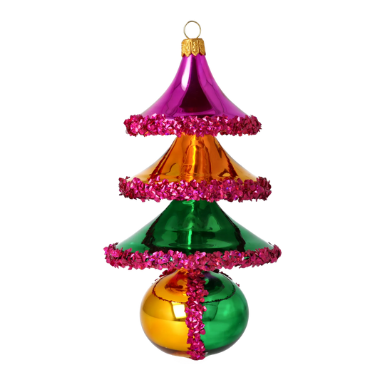 Candy Pop  Tree Handmade Glass Christmas ornament 2021-064
