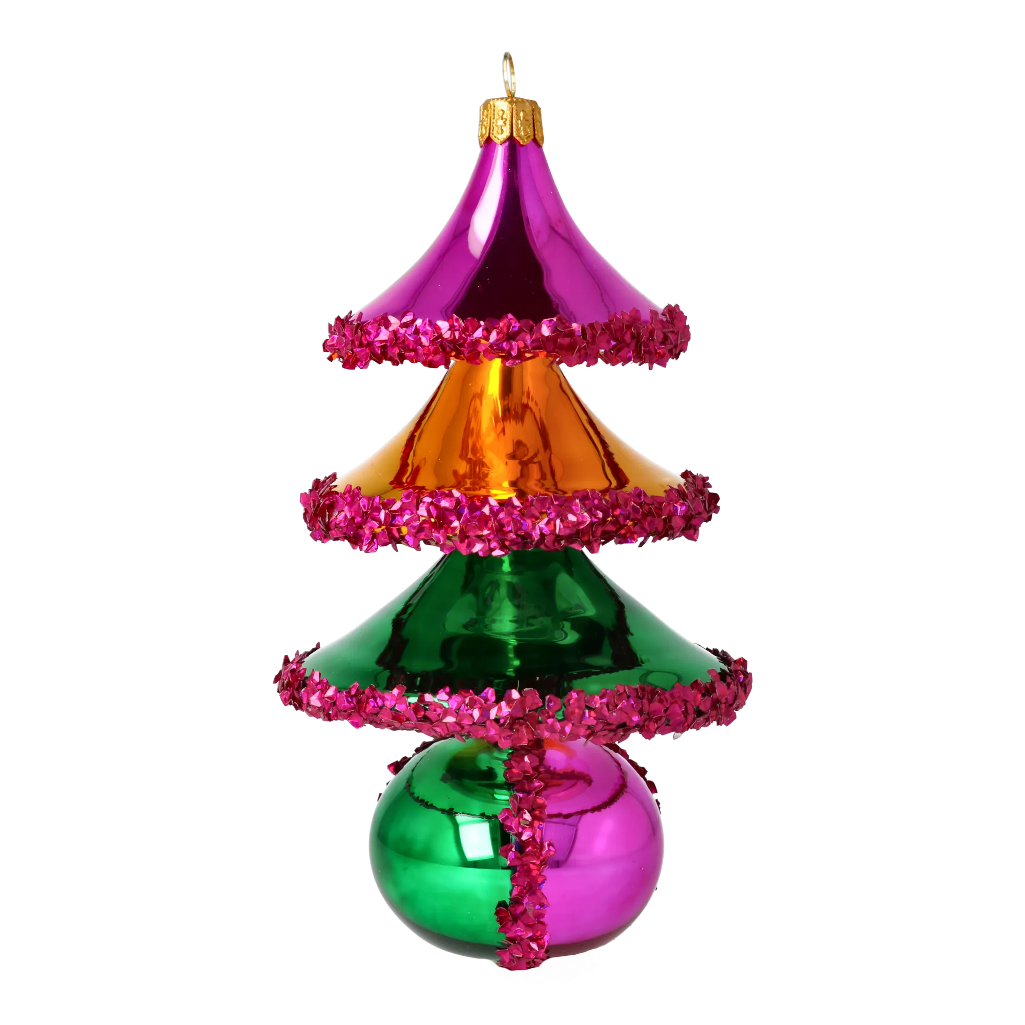 Candy Pop  Tree Handmade Glass Christmas ornament 2021-064