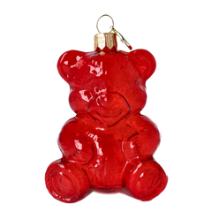 Gummy Bear Treat in Cherry Red