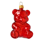 Sweet Ruby Cub | Hand-Painted Glass Ornament | Blubom 2021-071