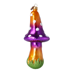 Snug Mushroom in Violet & Ember