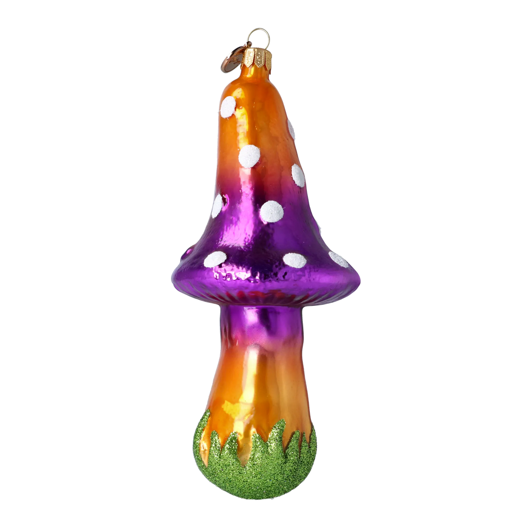 Twilight Dotted Sentry | Hand-Painted Glass Ornament | Blubom 2021-080