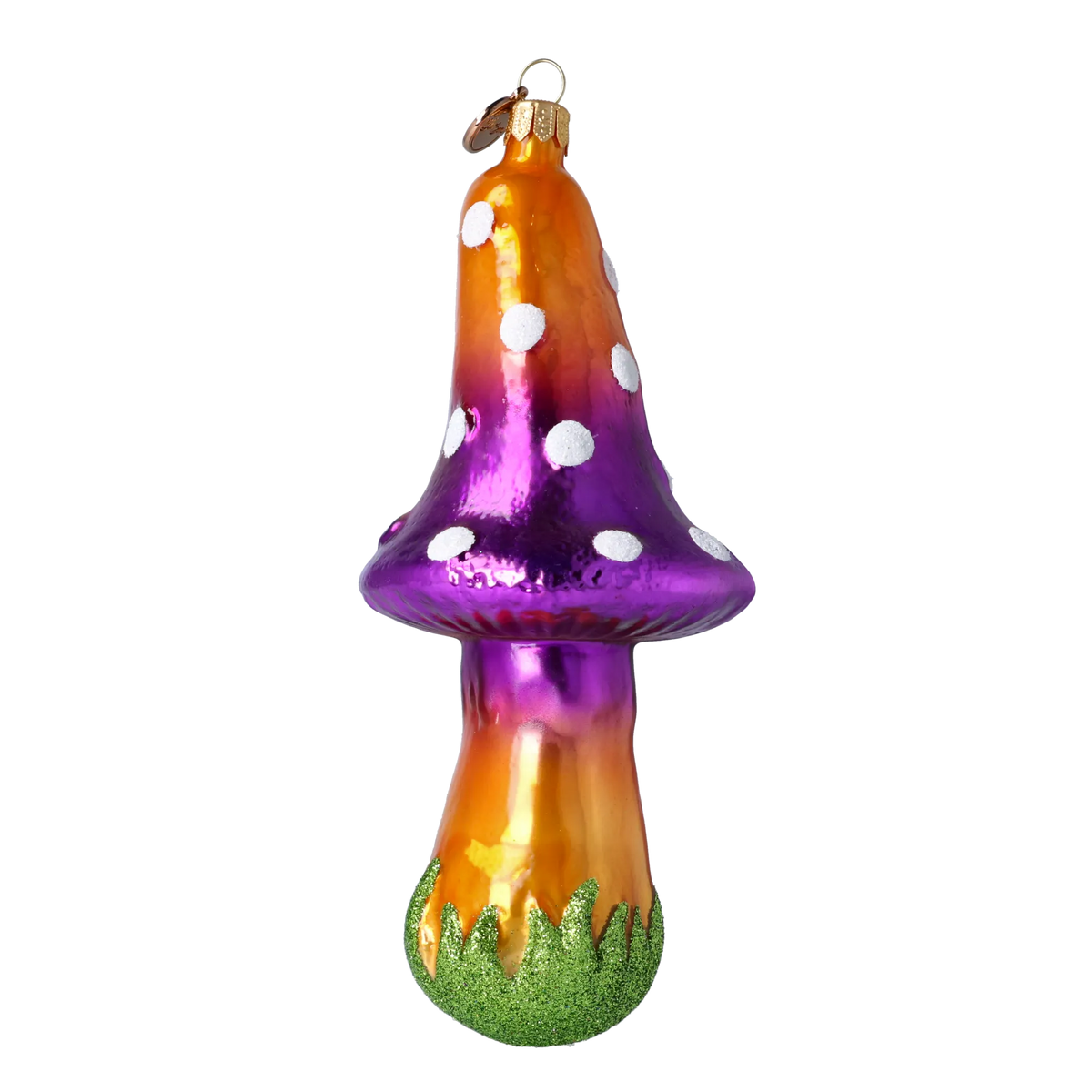 Twilight Dotted Sentry | Hand-Painted Glass Ornament | Blubom 2021-080