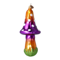 Załaduj obraz do przeglądarki galerii, Amethyst Enchanted Mushroom Premium christmas glass ornament 2021-080
