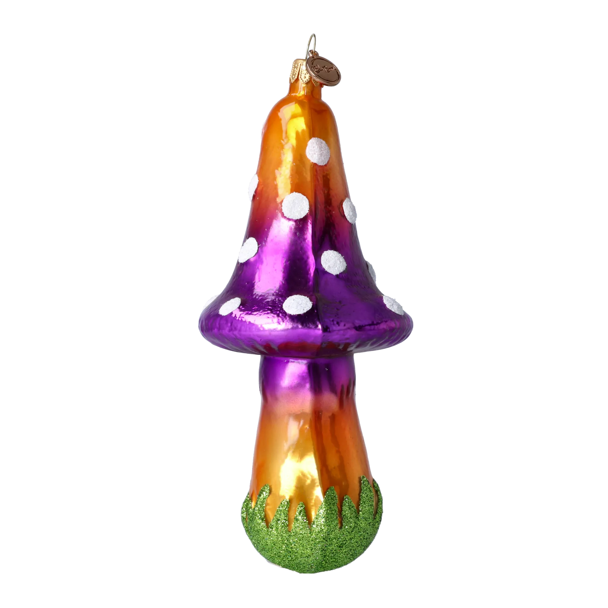 Amethyst Enchanted Mushroom Premium christmas glass ornament 2021-080
