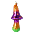 Załaduj obraz do przeglądarki galerii, Enchanted Amethyst Mushroom Premium christmas glass ornament 2021-081

