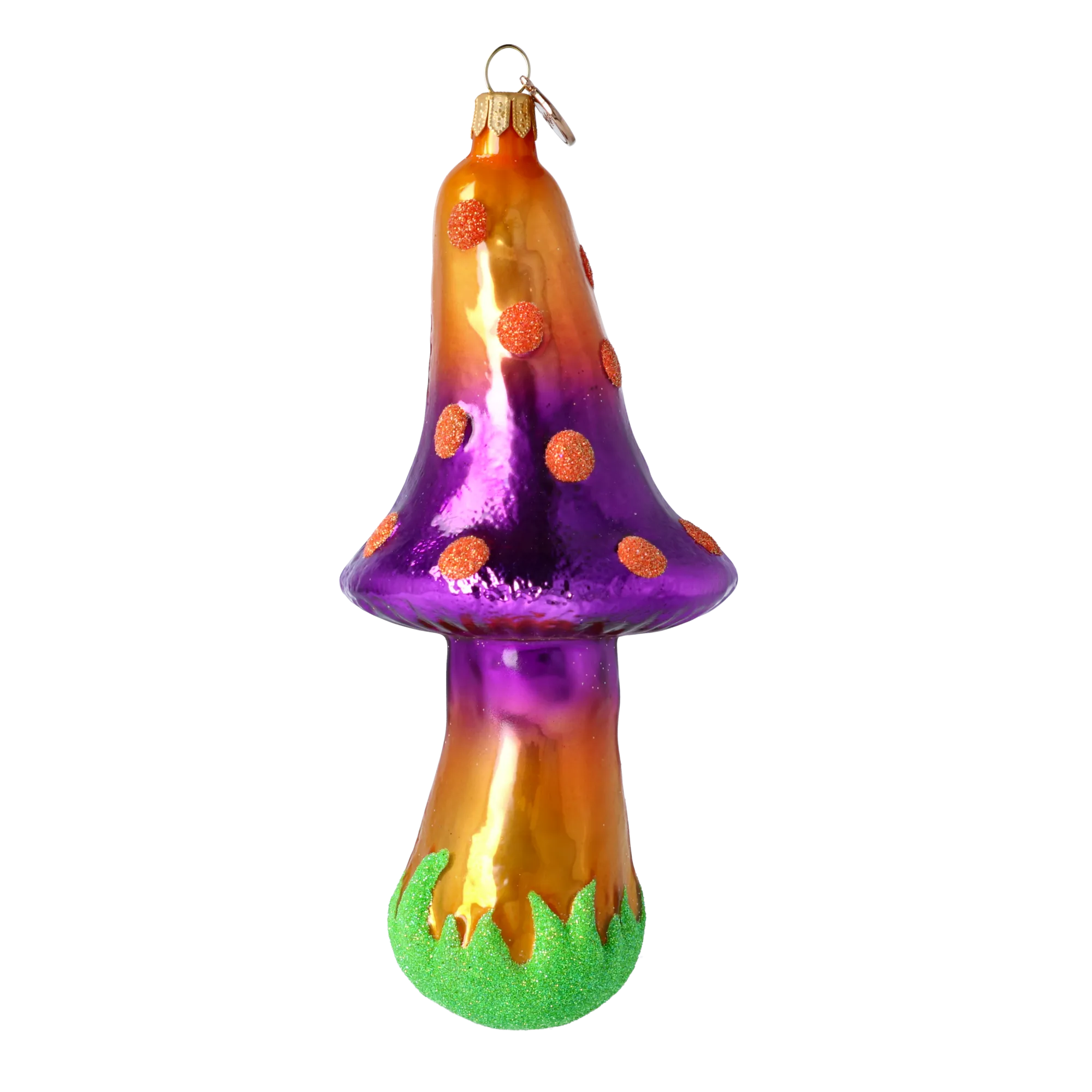 Enchanted Amethyst Mushroom Premium christmas glass ornament 2021-081
