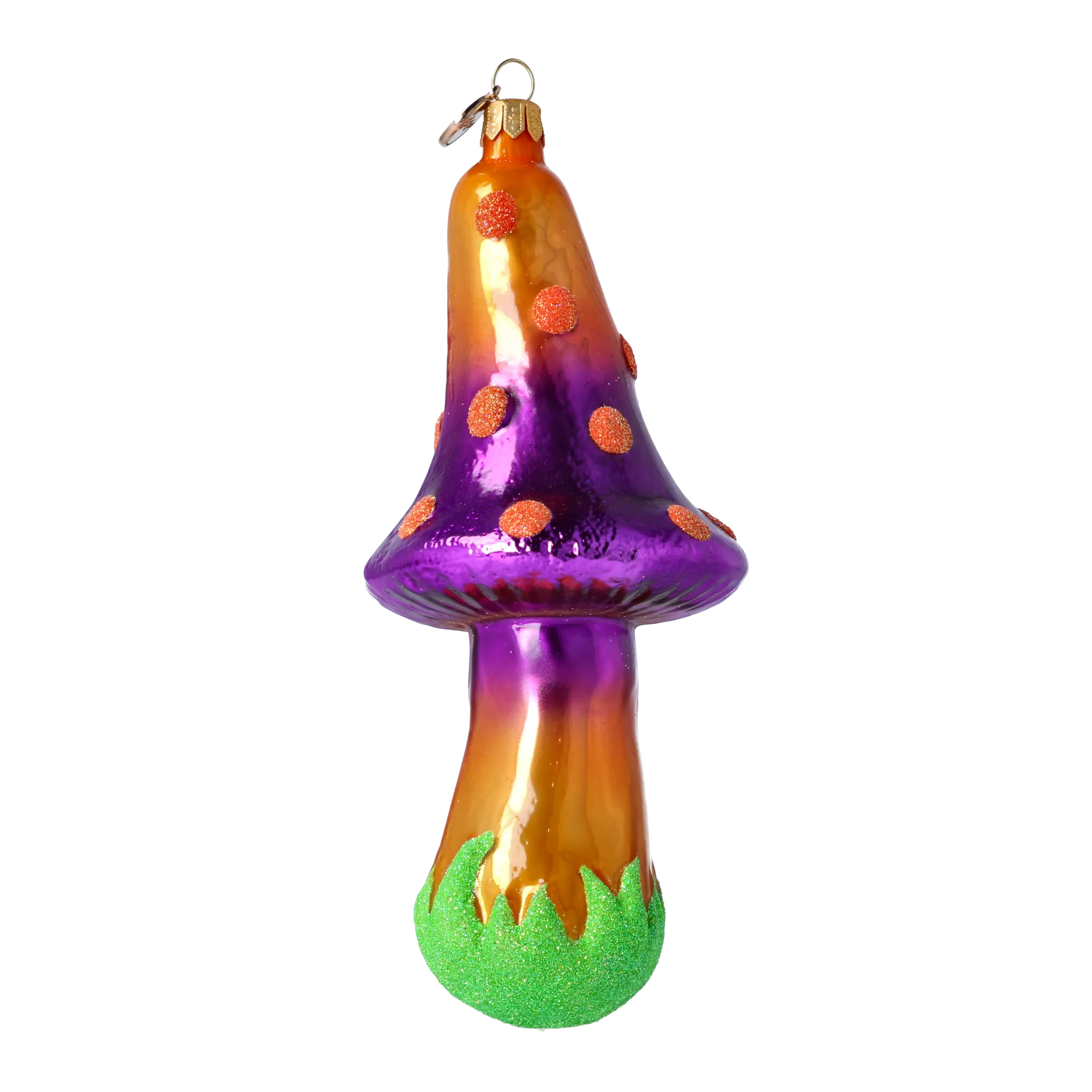 Enchanted Amethyst Mushroom Premium christmas glass ornament 2021-081