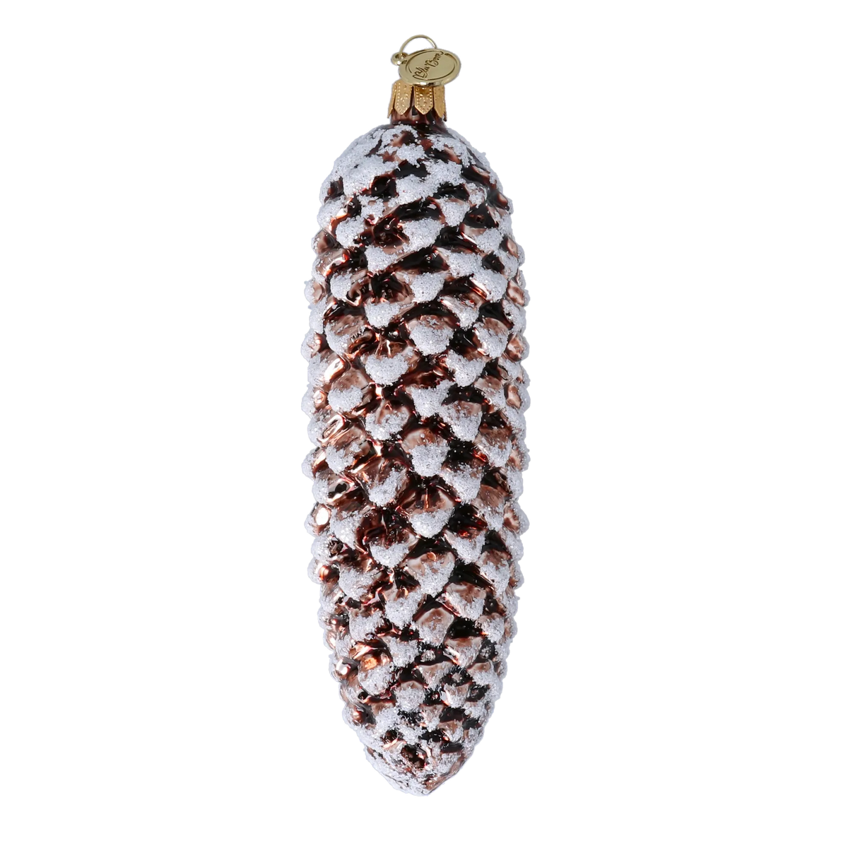 Dormant Alpine Bronze | Hand-Painted Glass Ornament | Blubom 2021-123