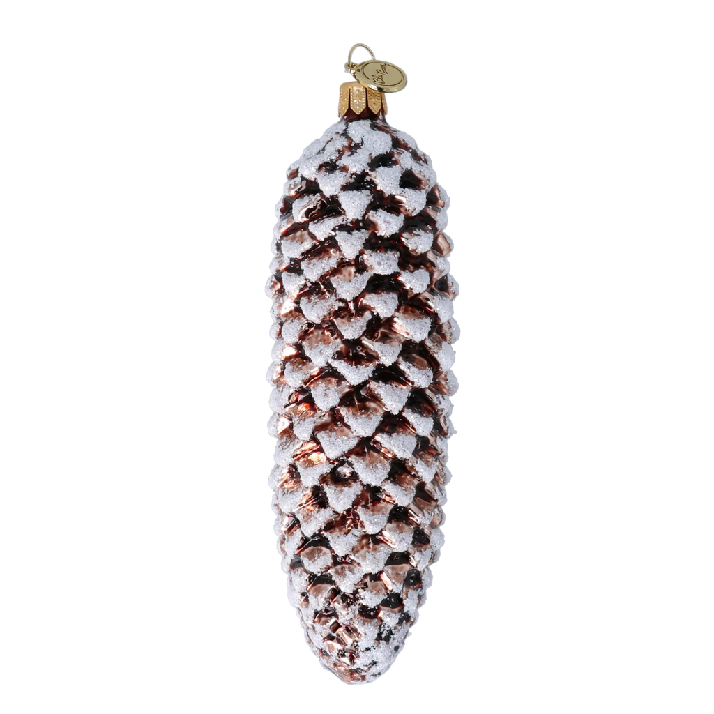 Dormant Alpine Bronze | Hand-Painted Glass Ornament | Blubom 2021-123