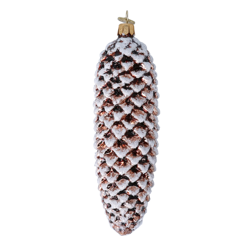 Dormant Alpine Bronze | Hand-Painted Glass Ornament | Blubom 2021-123
