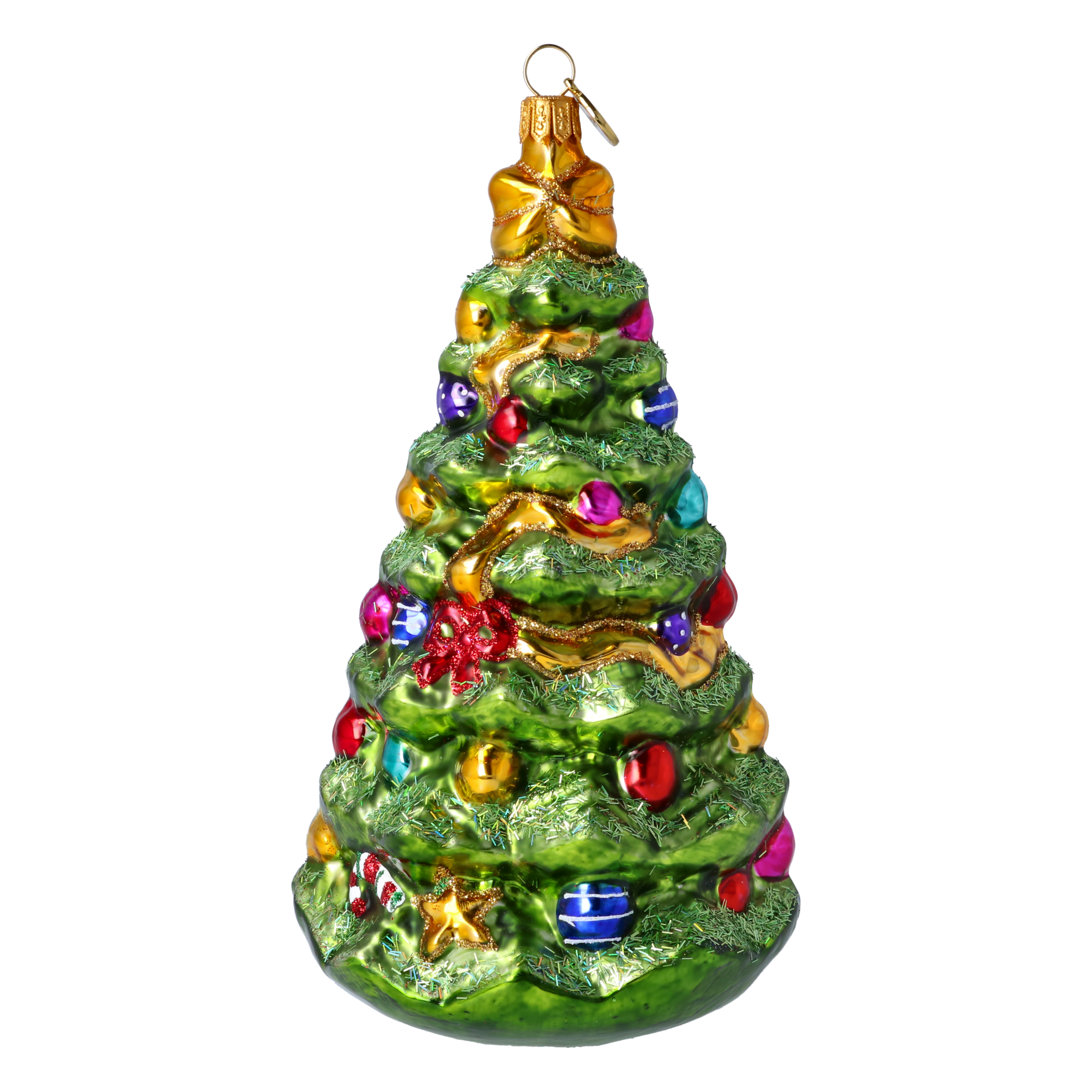 Choinka z bombeczkami Szklana Ozdoba