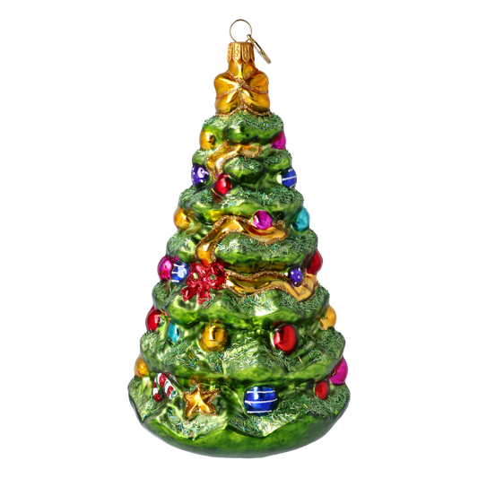 Choinka z bombeczkami Szklana Ozdoba