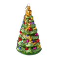 Load image into Gallery viewer, Emerald Jeweled Fir Premium christmas glass ornament 2021-129

