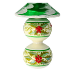 Emerald Forest Hymn | Hand-Painted Glass Ornament | Blubom 2021-131