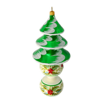 Emerald Forest Hymn | Hand-Painted Glass Ornament | Blubom 2021-131
