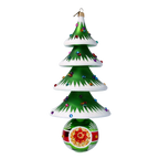 Sovereign Alpine Sentinel | Hand-Painted Glass Ornament | Blubom 2021-132