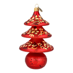 Cinnabar Folklore | Hand-Painted Glass Ornament | Blubom 2021-133