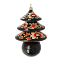 Load image into Gallery viewer, Midnight Bloom Tree Handmade Glass Christmas ornament 2021-134
