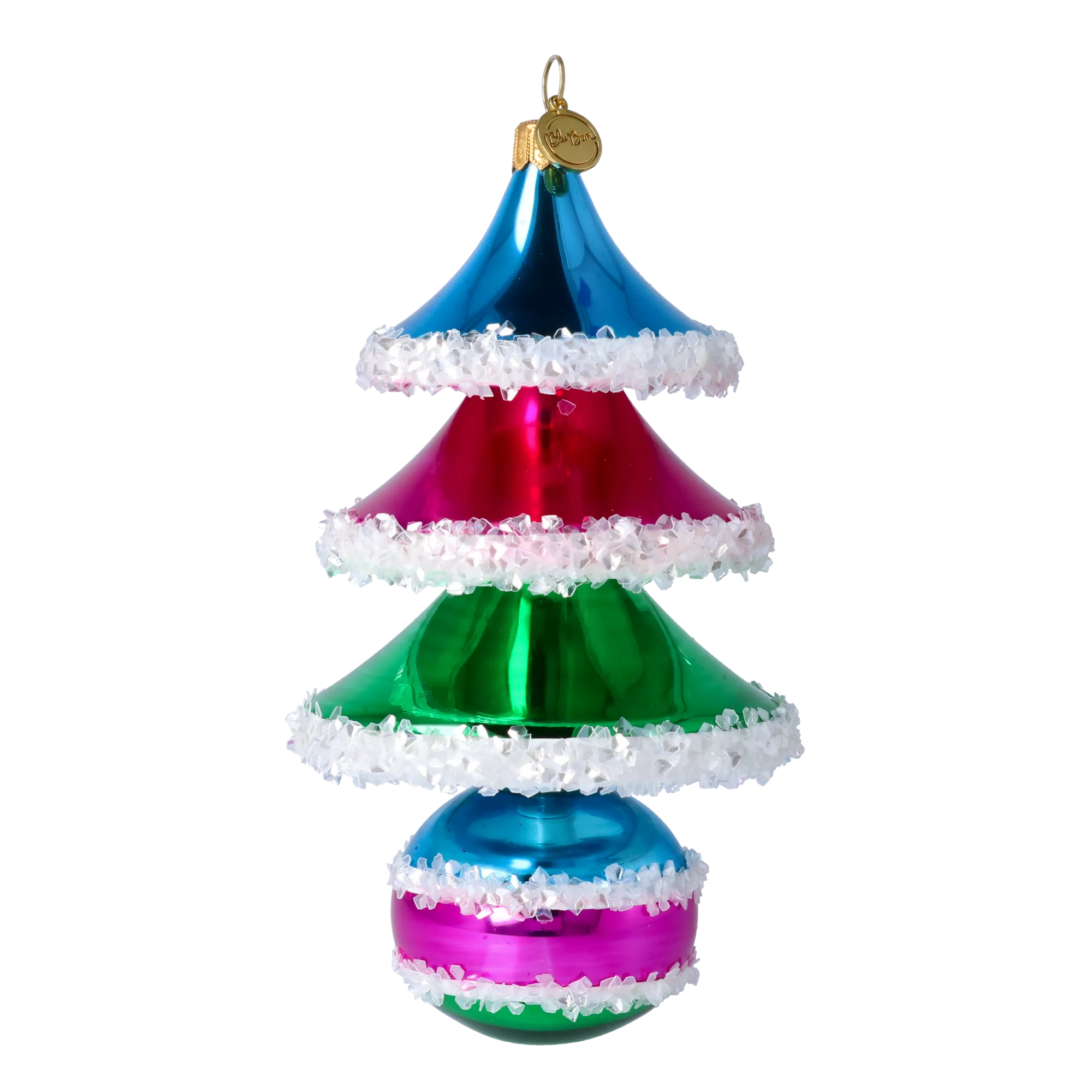 Arctic Jewel Cadence | Hand-Painted Glass Ornament | Blubom 2021-138