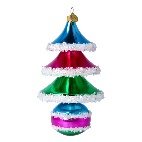 Arctic Jewel Cadence | Hand-Painted Glass Ornament | Blubom 2021-138