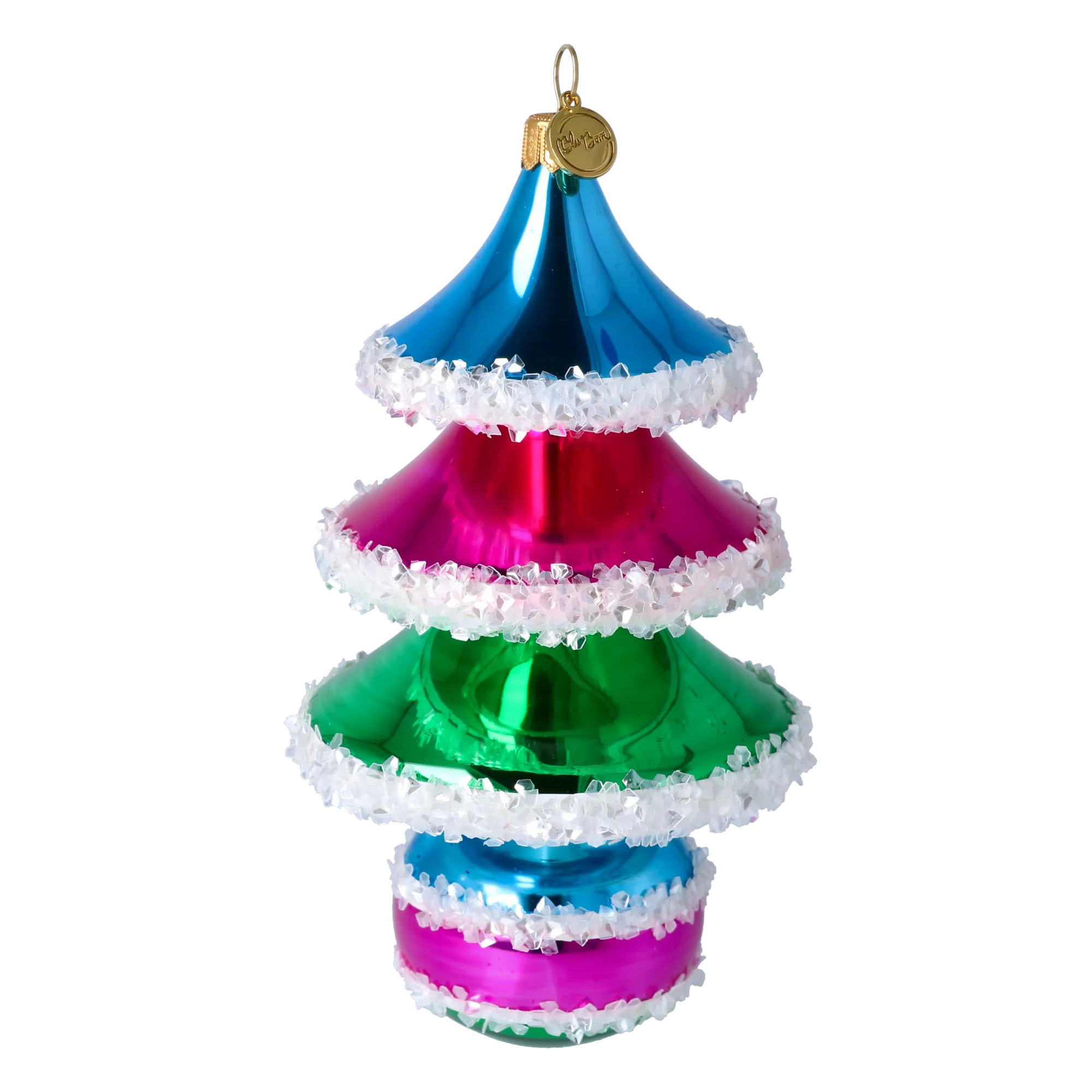 Arctic Jewel Cadence | Hand-Painted Glass Ornament | Blubom 2021-138