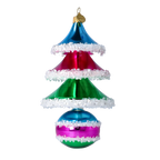 Arctic Jewel Cadence | Hand-Painted Glass Ornament | Blubom 2021-138