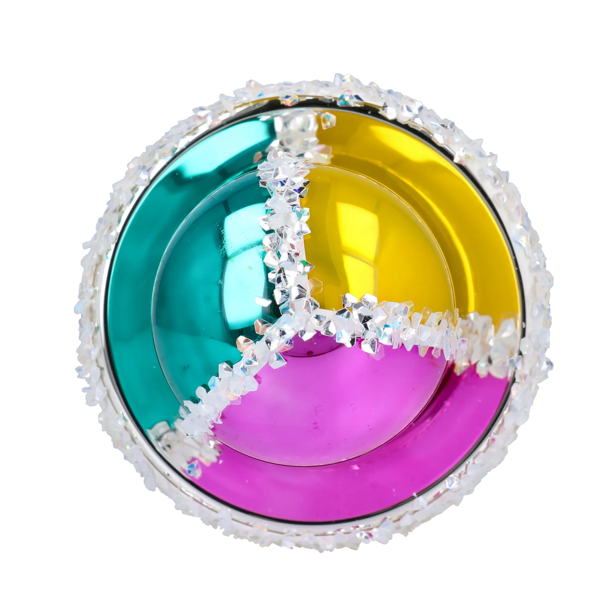 Electric Zenith | Hand-Painted Glass Ornament | Blubom 2021-140