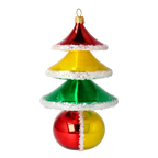 Vivid Alpine Ascent | Hand-Painted Glass Ornament | Blubom 2021-141