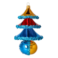 Load image into Gallery viewer, Jewel Prism Tree Handmade Glass Christmas ornament 2021-146
