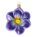 Indigo Dusk Blossom | Hand-Painted Glass Ornament | Blubom 2021-152