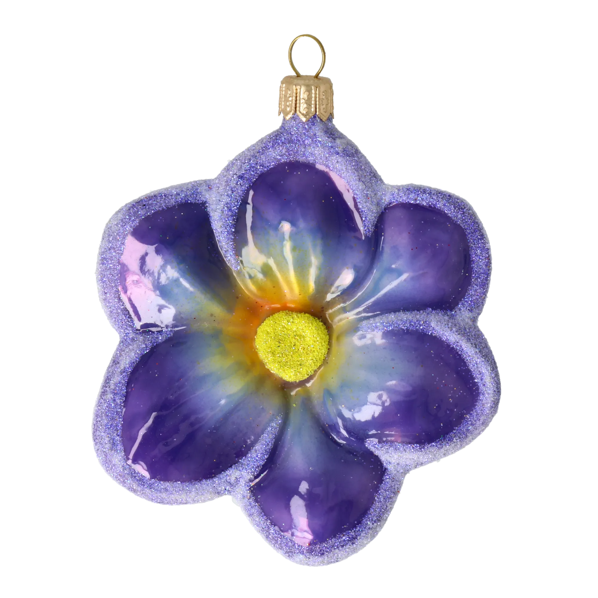 Royal Amethyst Blossom Premium christmas glass ornament 2021-152