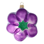 Amethyst Morning Stillness | Hand-Painted Glass Ornament | Blubom 2021-153