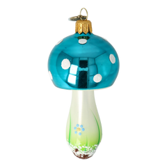 Garden Mushroom in Teal