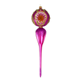 Orchid Midnight Pulse | Hand-Painted Glass Ornament | Blubom 2021-164