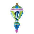 Azure Horizon Voyage | Hand-Painted Glass Ornament | Blubom 2021-177
