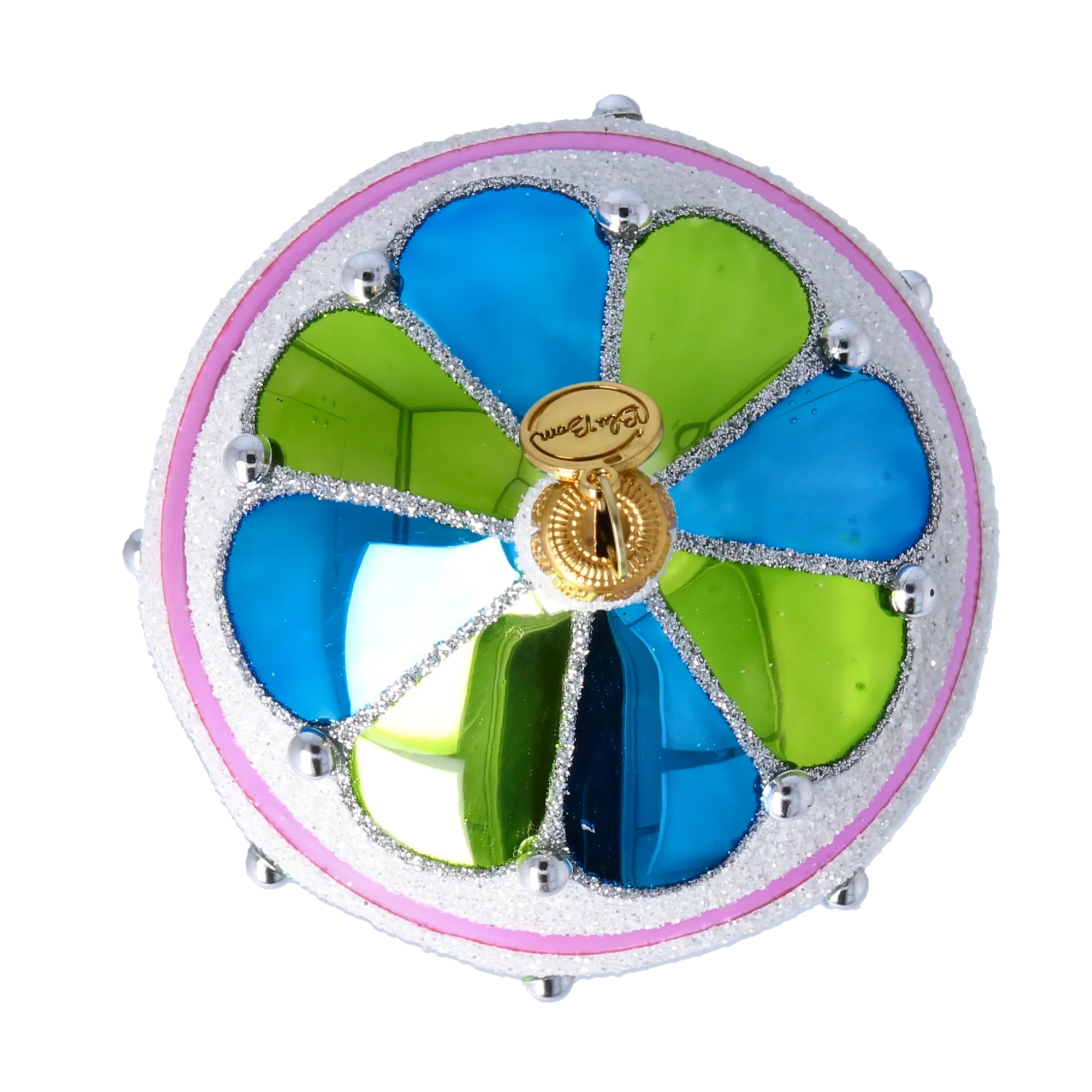 Celestial Balloon Glass Christmas ornament Retro Glass Reflector Ornament 2021-177