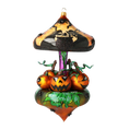 Załaduj obraz do przeglądarki galerii, Pumpkin Carousel Whirling Pumpkin Parade Halloween Handmade Glass Christmas ornament 2021-205
