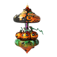 Załaduj obraz do przeglądarki galerii, Pumpkin Carousel Whirling Pumpkin Parade Halloween Handmade Glass Christmas ornament 2021-205
